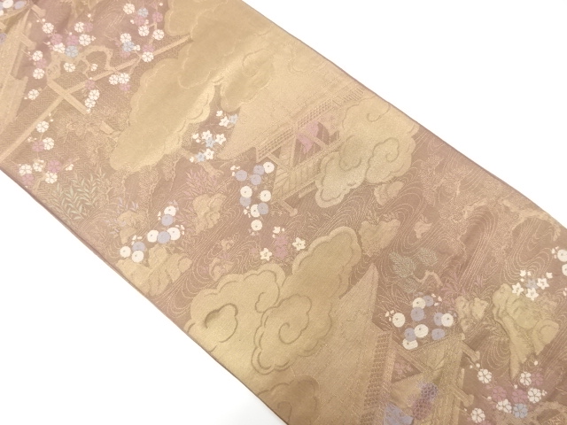 JAPANESE FUKURO OBI / WOVEN CLOUD